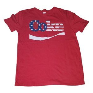 Coca Cola patriotic shirt size Small